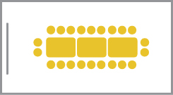 Bankett/Tafel (24 Personen)